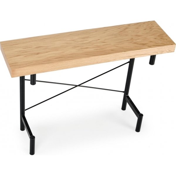 Dante avlastningsbord 106 x 30 cm - Eik/sort