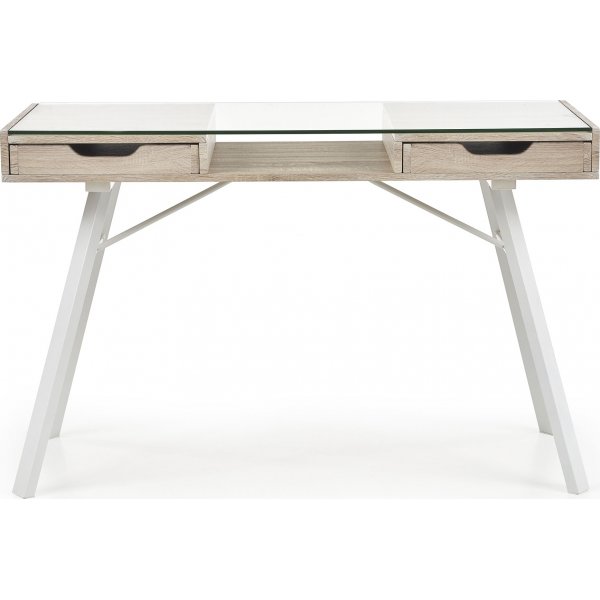 Raegan skrivebord - Hvit/ek Raegan skrivebord - Hvit/ek