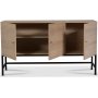 Carl skjenk med 3 drer - Whitewash oak
