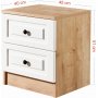 Tuvalle 33 nattbord - Safir eik/valntt