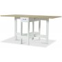 Signum Bankebord - Hvit/Eik