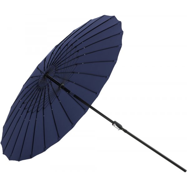 Palmetto parasoll - Sort/Blå Palmetto parasoll - Sort/Blå