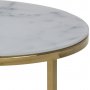 Alisma bord 35/45 cm - Hvit