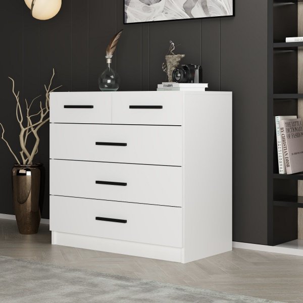 Orizzo kommode 90 x 47 cm - Hvit