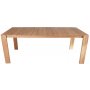 Spisegruppe med 8 stoler og spisebord 210 x 90 cm heltre teak - Salt