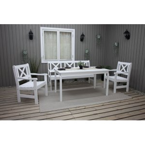 Sofagruppe Europe - Klassisk hvit + Flekkfjerner for møbler Sofagruppe Europe - Klassisk hvit + Flekkfjerner for møbler