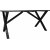 Spisebord Scottsdale 150 cm - Svart + Mbelpleiesett for tekstiler