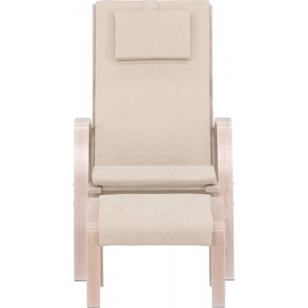 Grötö lenestol - Beige/Whitewash Grötö lenestol - Beige/Whitewash