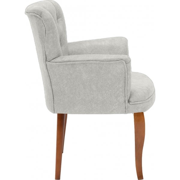 Paris lenestol - Krem/valnøtt Paris lenestol - Krem/valnøtt