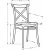 Cadeira stabelbar spisestuestol 512 - Sort/rotting