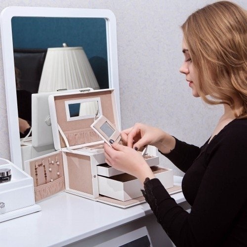 Carat smykkeskrin - Hvit