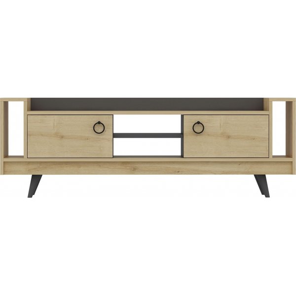 Tyler mediebenk - Eik/antrasitt Tyler mediebenk - Eik/antrasitt