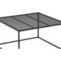 Netz salongbord 80 x 80 cm - Sort