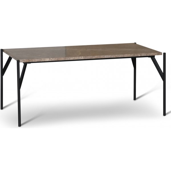 Paus salongbord - Sort luftbase / Empradore marmorstein 110x60 cm