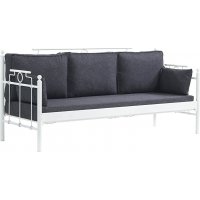 Hampus 3-seters utesofa - Hvit/antrasitt Hampus 3-seters utesofa - Hvit/antrasitt