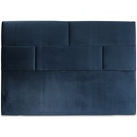 Carpe senggavle med mønster (Blå fløyel) - Valgfri bredde