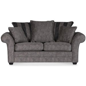 Eriksberg 2-seter sofa - Gr/brunt mnster + Flekkfjerner for mbler