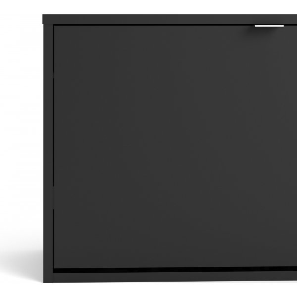 Sko skoskap med 1 rom - Sort Sko skoskap med 1 rom - Sort