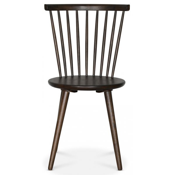 Pinnestolen Castor - Brunbeiset + Stolpute