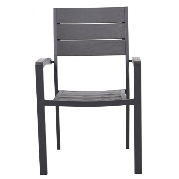 Spisegruppe med 4 stoler og spisebord 150 x 90 cm svart/grå - Las Vegas Spisegruppe med 4 stoler og spisebord 150 x 90 cm svart/grå - Las Vegas