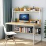 Majestetisk skrivebord Eik/hvit - 120 x 60 cm