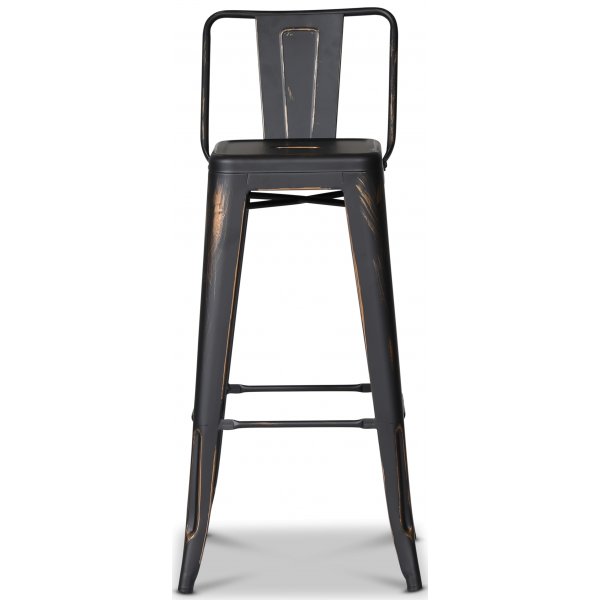 France Barstol i metall - Svart / Gull France Barstol i metall - Svart / Gull