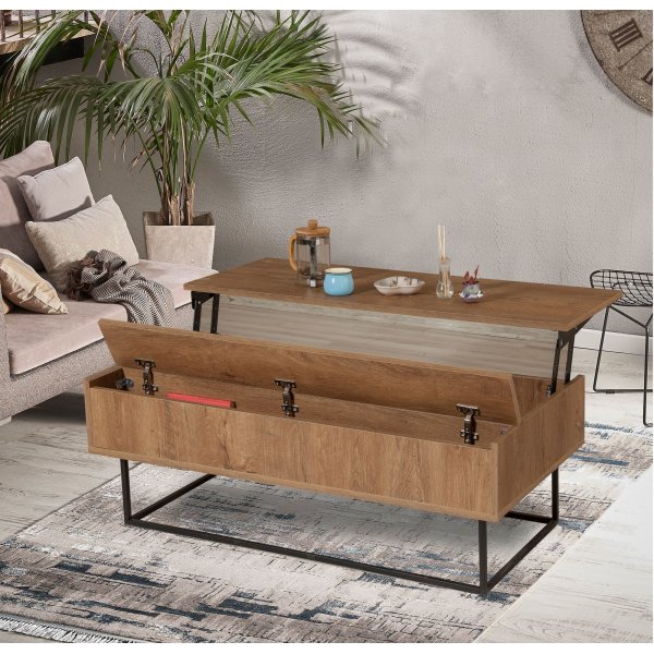 Estor salongbord - Valntt/svart