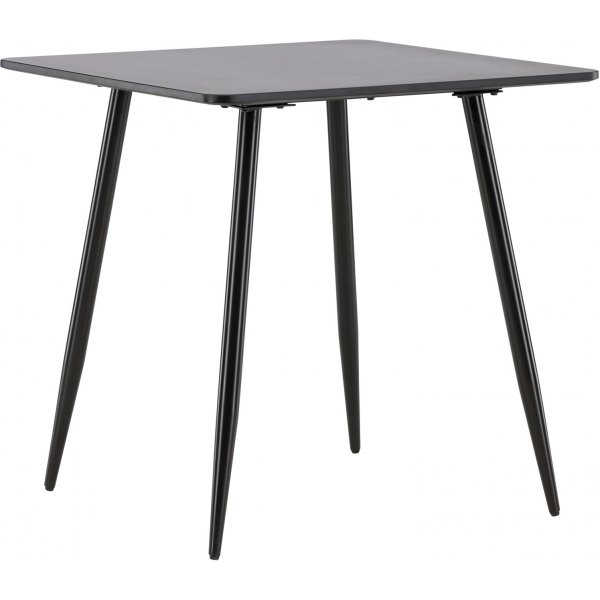 Polar spisebord 75 x 75 cm - Sort