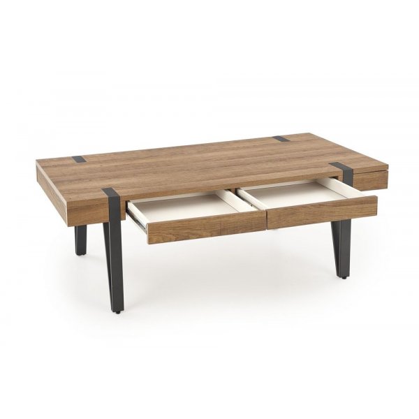 Nevil sofabord - Valnøtt/sort Nevil sofabord - Valnøtt/sort
