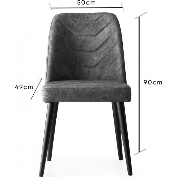 Dallas stol - Antrasitt