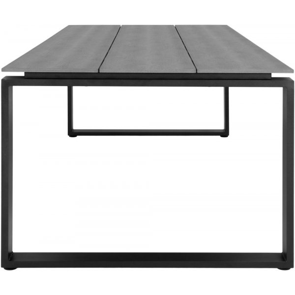 Denver spisebord - Grå/svart - 220x100 cm Denver spisebord - Grå/svart - 220x100 cm