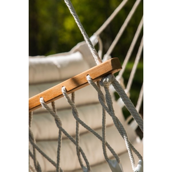 Tapaz hengestol - Natur/Hvit