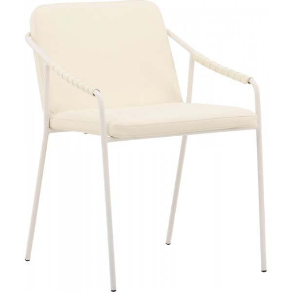 Twisted spisestuestol - Beige
