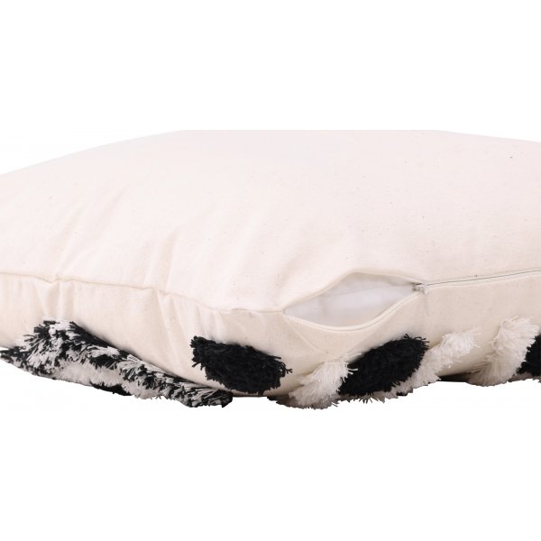 Melissa putetrekk 45 x 45 cm - Sort/hvit Melissa putetrekk 45 x 45 cm - Sort/hvit