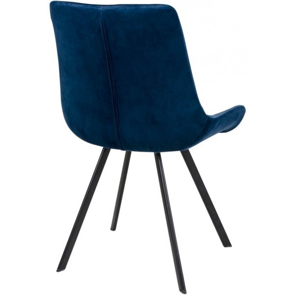 Drammen Spisestol - M�rk bl�/svart