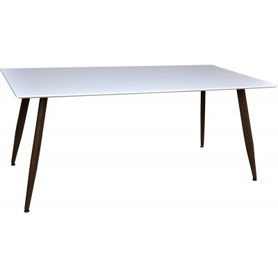 Bridge spisebord, 180 cm - Hvit/svart