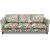 Eker 3-seters sofa i blomsterstoff - Eden Parrot Green