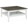 Alexandra salongbord 80x80 cm - Hvit / Gr Vintage