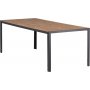 Utebord 205 x 90 cm svart/naturfarget - Copacabana