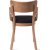 Solid ramme stol med polstret sete - Valgfri farge p ramme og trekk