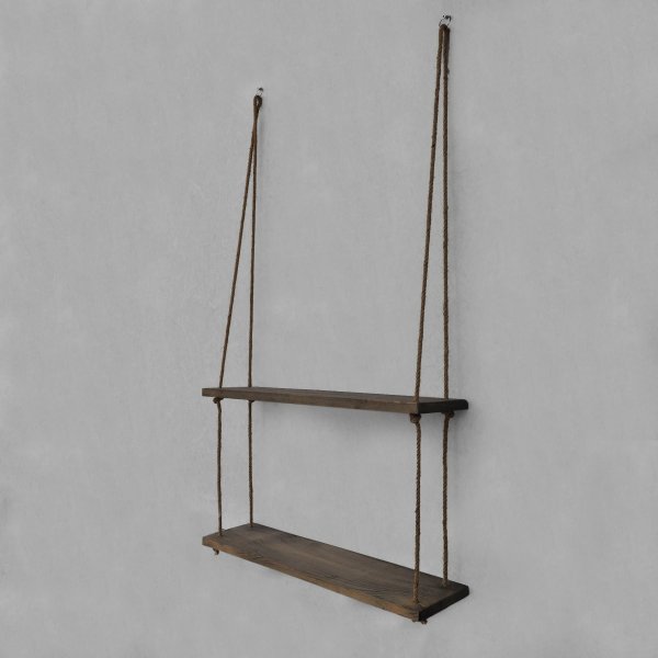 Abstrakt vegghylle 42 - Valnøtt Abstrakt vegghylle 42 - Valnøtt