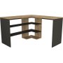 Stylo hjrne skrivebord 120/120x45 cm - Safir/antrasitt