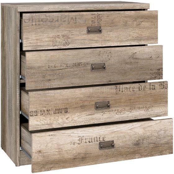 Wash kommode - Eik + Møbelføtter Wash kommode - Eik + Møbelføtter