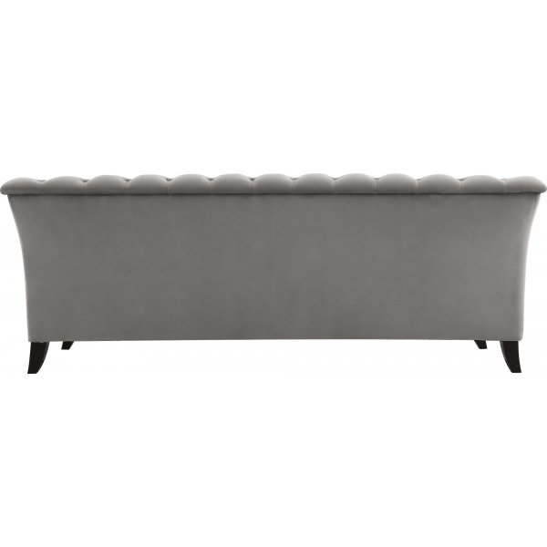 Sofa Chesterfield 3-seter gr - Henry