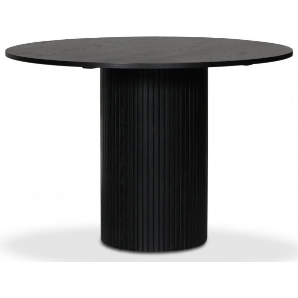 Niv rundt spisebord 110 cm - Svart