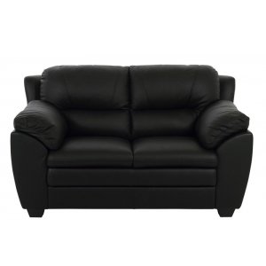 Palermo 2-seters sofa - Svart øko-skinn Palermo 2-seters sofa - Svart øko-skinn