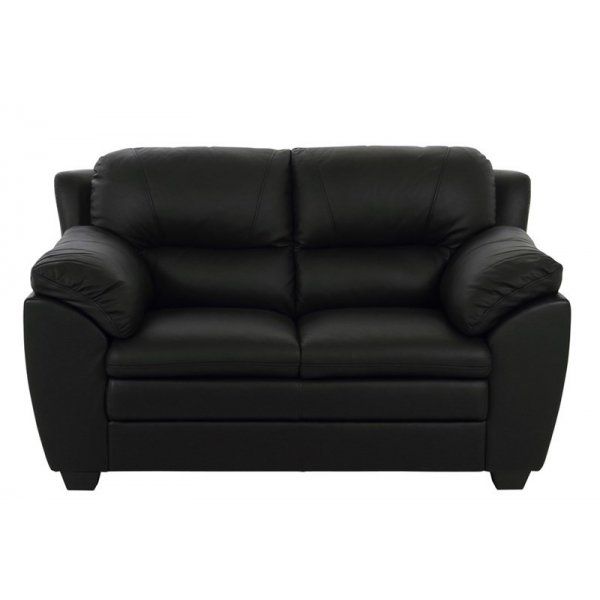 Palermo 2-seters sofa - Svart ko-skinn