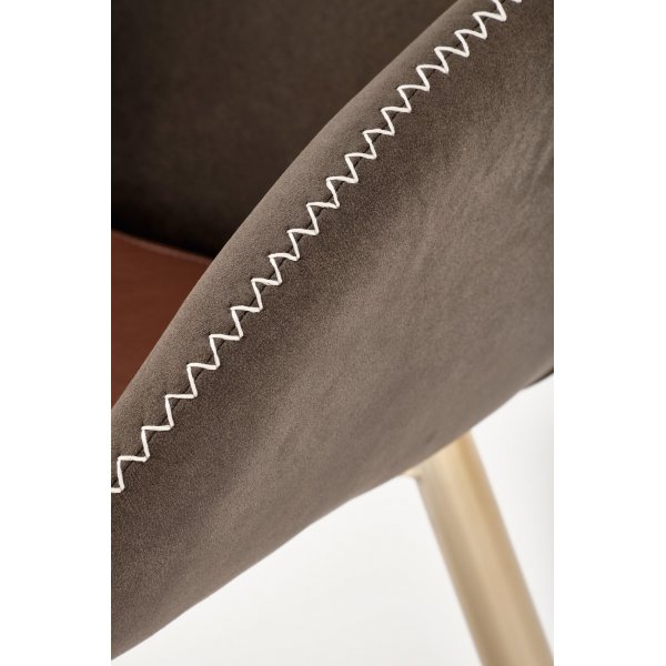 Ryan spisestol - Brun/grå Ryan spisestol - Brun/grå