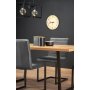 Gentofte spisebord 160 cm - Eik/sort