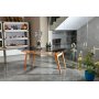 Palace spisebord 160 cm - Eik/glass